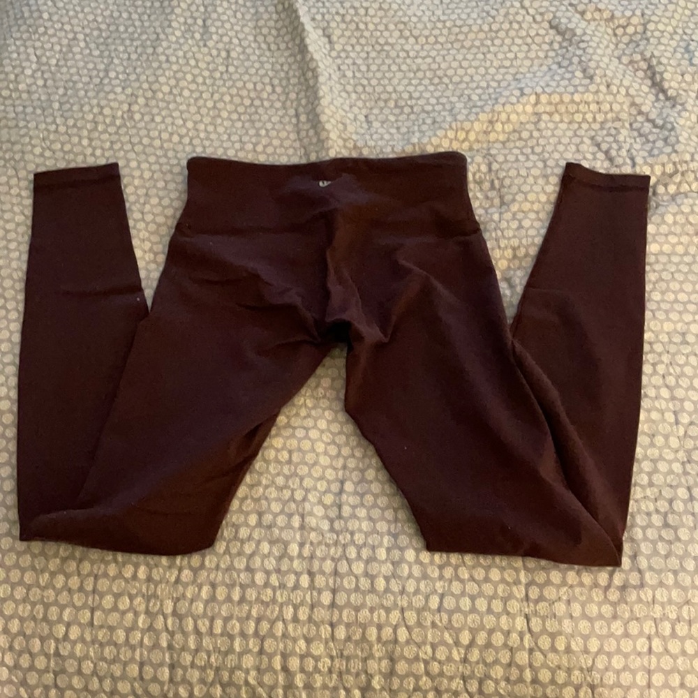 Dark purple lululemon leggings